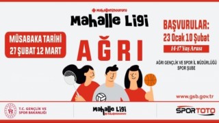 Ağrıda Mahalle Ligi heyecanı yaşanacak
