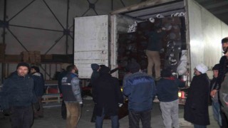 Ağrıdan sekizinci yardım tırı afet bölgesine gönderildi