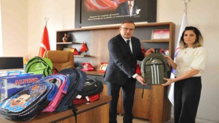 Akşehir Belediyesinden depremzede öğrencilere kırtasiye yardımı
