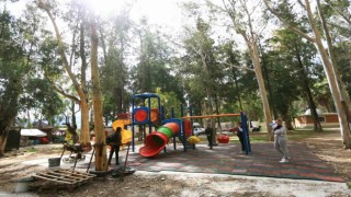 Akyakada depremzede çocuklar için oyun parkı