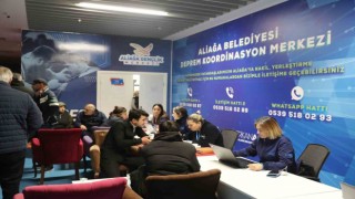 Aliağa Belediyesi, depremzedeler için koordinasyon merkezi kurdu