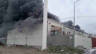 Aliağada geri dönüşüm tesisinde yangın