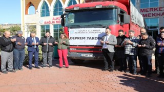 ALKÜden deprem bölgesine bir tırlık yardım