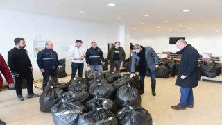 Anadolu Üniversitesinde toplanan yardımlar deprem bölgesine ulaştı