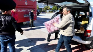 Antalyada deprem bölgesi için gönüllüler de seferber oldu