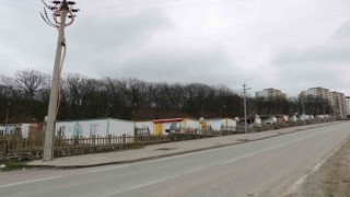 Atakum Hobi Bahçesindeki konteynerler depremzedelere gönderilecek