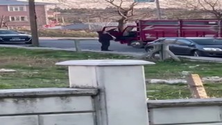 Ateş açtığı pompalı tüfeği kafasına dayadı
