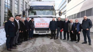 ATOnun deprem için oluşturduğu yardım tırları yola çıktı