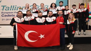 Avrupa Eskrim Şampiyonasında ay-yıldızlılardan klasman birinciliği