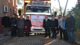 Aydın Adliyesinden deprem bölgesine yardım