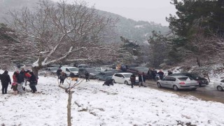 Aydına kar gelmeyince vatandaşlar kara gitti