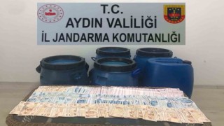 Aydında zeytinyağı hırsızları jandarmaya takıldı