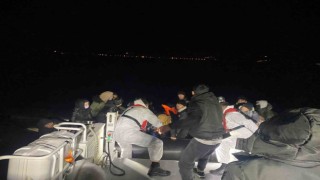 Ayvacık açıklarında Yunan unsurlarınca ölüme terk edilen 39 kaçak göçmen kurtarıldı