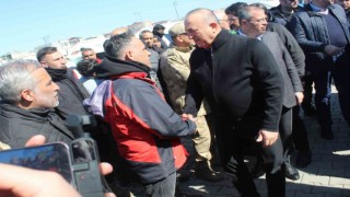 Bakan Çavuşoğlu deprem bölgesi Nurdağında