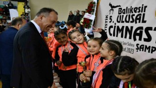 Balıkesirde artistik cimnastik şampiyonası sona erdi