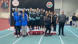 Balıkesirli atletler, Türkiye U16 Salon Şampiyonasını zirvede tamamladı