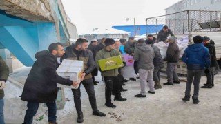 Başkalede deprem bölgeleri için yardım seferberliği devam ediyor
