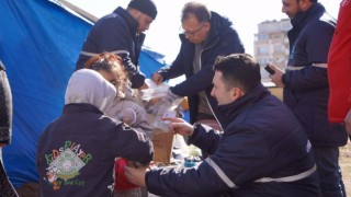 Başkan Hasan Avcı deprem bölgesinde