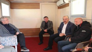 Başkan Türkyılmaz deprem bölgesinde