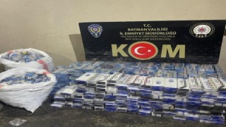 Batmanda 18 bin 945 paket gümrük kaçağı sigara ele geçirildi