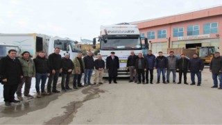 Bayburttan deprem bölgesine yardımlar sürüyor