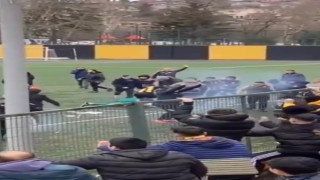 Beykozda amatör lig maçında kavga: Tekmeler yumruklar havada uçuştu