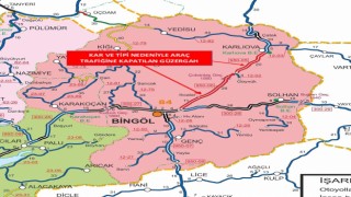 Bingöl-Erzurum karayolu araç trafiğine kapatıldı