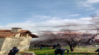 Burdurda iki katlı müstakil bina alevlere teslim oldu