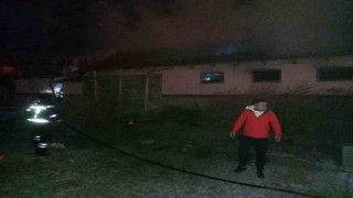 Burdurda tavuk çiftliği alevlere teslim oldu