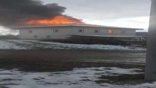 Bursada iki katlı ev, alev alev yandı