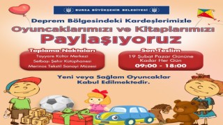 Bursada oyuncak kampanyası