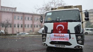 Bursadan deprem bölgesine tıbbi malzeme desteği
