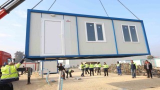 Bursanın konteyner kentinde kurulum başladı