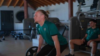 Bursaspor salonda çalıştı