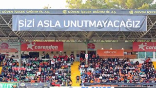 Corendon Alanyaspor - Galatasaray maçında duygu dolu anlar