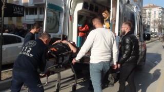 Çorumda otomobil motosiklete çarptı: 1 yaralı