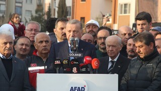 Cumhurbaşkanı Erdoğan: "Bir yıl içerisinde sizleri yeni yuvalarınıza kavuşturacağız"
