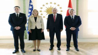 Cumhurbaşkanı Erdoğan, Bosna Hersek Devlet Başkanlığı Konseyi üyeleriyle görüştü
