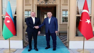 Cumhurbaşkanı Erdoğan ile Azerbaycan Cumhurbaşkanı Aliyevin görüşmesi başladı