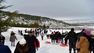 Davraz Kayak Merkezinde sömestr yoğunluğu: 20 günde 90 bin ziyaretçi