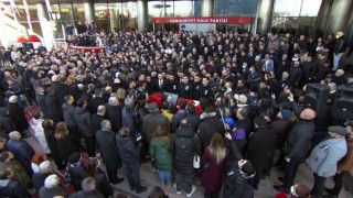 Deniz Baykal için CHP Genel Merkezinde tören düzenlendi