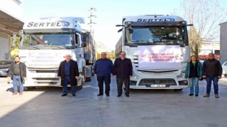 Denizliden afet bölgesine 50 ton un