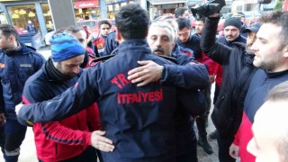 Deprem bölgesinde arama kurtarma çalışmalarına katılan ekip Trabzona döndü
