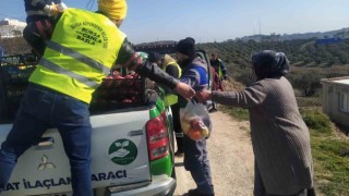 Deprem bölgesinde yardımlar itinayla dağıtılıyor