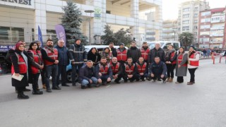 Deprem bölgesine takviye ekip
