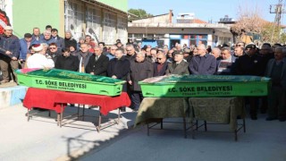 Depremde hayatını kaybeden anne ve kızı toprağa verildi