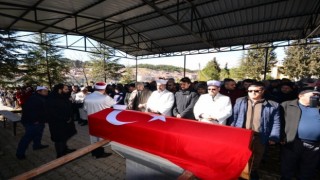 Depremde hayatını kaybeden Hatay Müftüsü Bilgili, Gedizde toprağa verildi