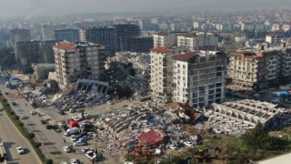 Depremin vurduğu Hatay havadan böyle görüntülendi
