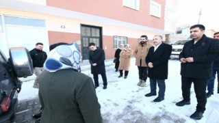 Depremzede ailelere ziyaretler sürüyor
