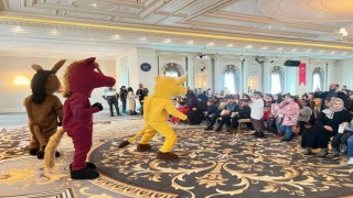 Depremzede çocuklara moral etkinliği